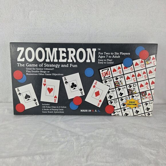 Yaquinto Printing Co Other - Vintage 1994 Zoomeron First Edition Complete Family Strategy Card Game